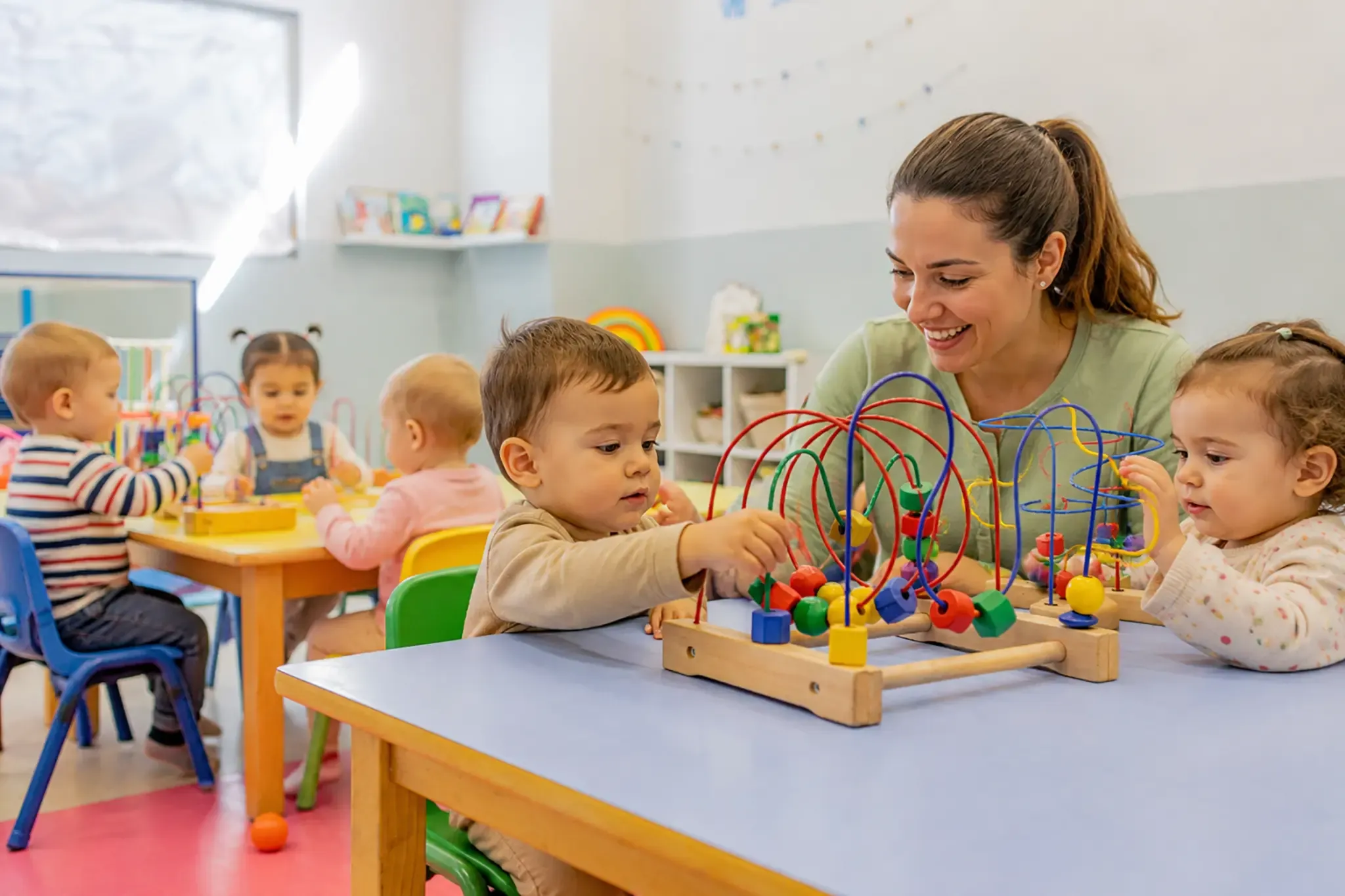 Interior de la escuela infantil