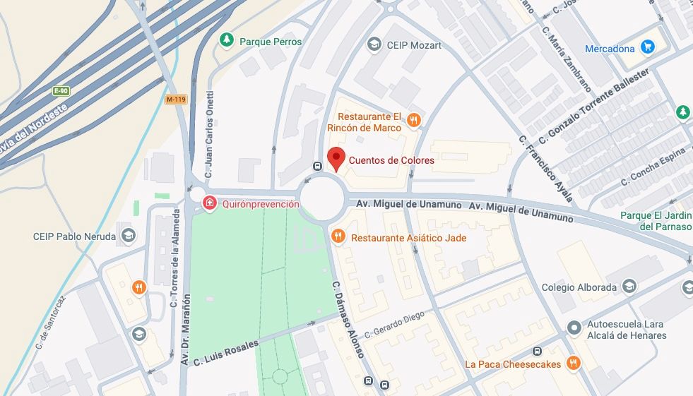 Mapa de ubicación: Gta. Vicente Aleixandre, 3, 28806 Alcalá de Henares, Madrid